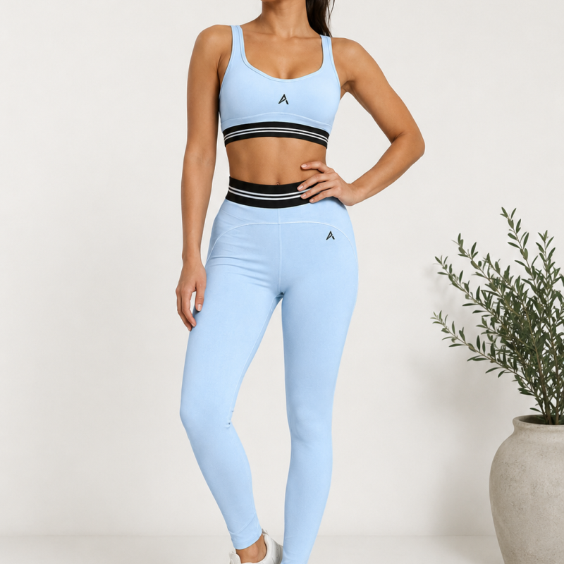 ALYNE Monochrome Piping Active Set – Blue