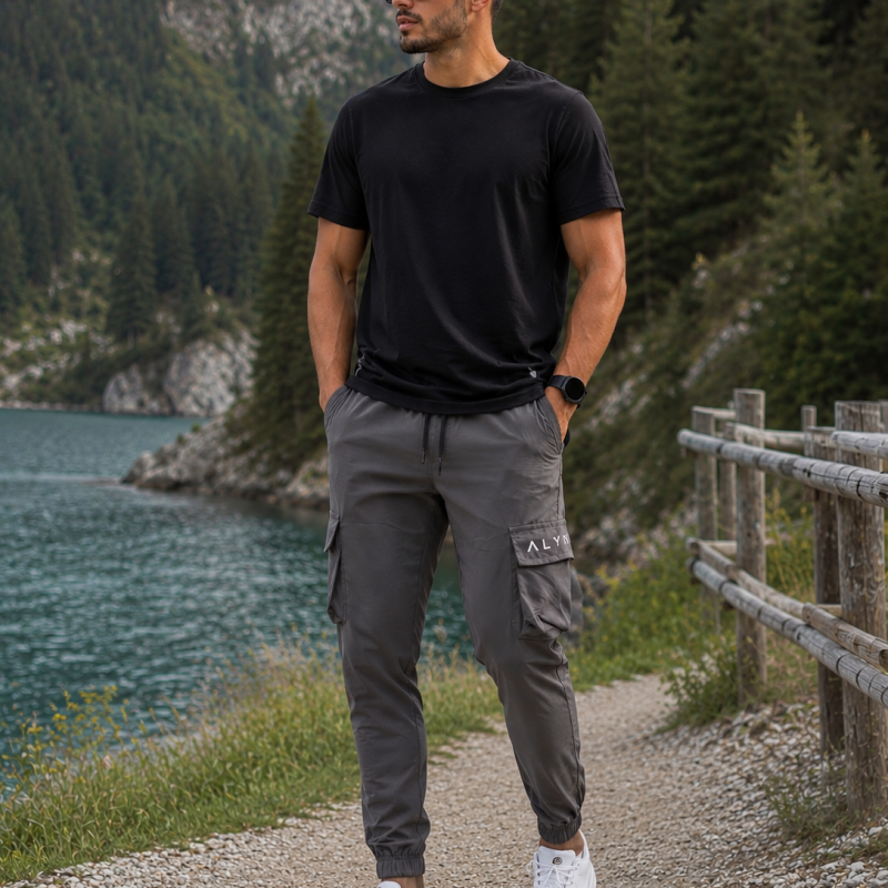ALYNE Cargo Joggers – Charcoal Grey