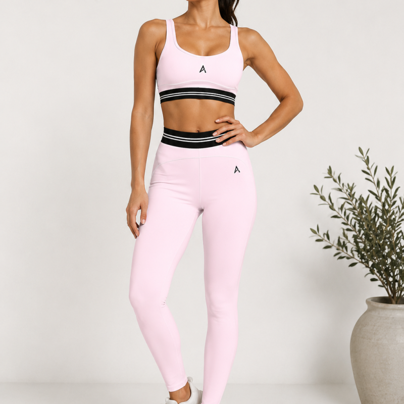 ALYNE Monochrome Piping Active Set – Pink